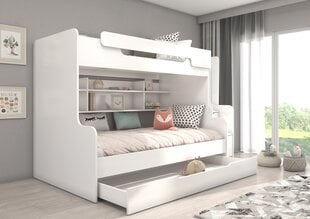 Adrk Furniture Harell, Lasten sänky, valkoisen värinen hinta ja tiedot | Lastensängyt | hobbyhall.fi