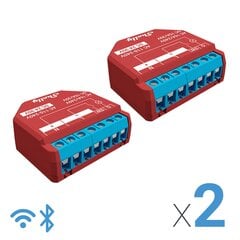 Älylaite Wi-Fi / Bluetooth Shelly Plus 1PM, Pack x 2 (kaksoispakkaus) hinta ja tiedot | Turvajärjestelmien ohjaimet | hobbyhall.fi