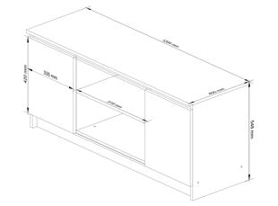 TV-taso Akord Clp, ruskea hinta ja tiedot | TV-tasot | hobbyhall.fi