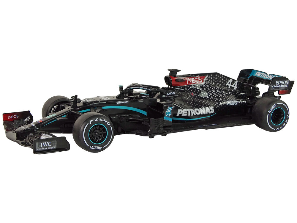 Mercedes-AMG F1 1:18 kauko-ohjattava kilpa-auto, musta hinta ja tiedot | Poikien lelut | hobbyhall.fi