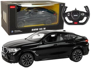 Kauko-ohjattava auto BMW X6 M 1:14, musta hinta ja tiedot | Poikien lelut | hobbyhall.fi