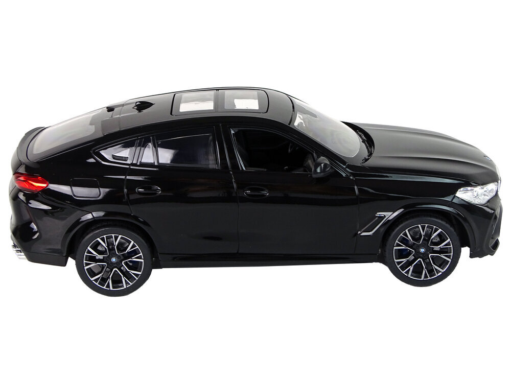 Kauko-ohjattava auto BMW X6 M 1:14, musta hinta ja tiedot | Poikien lelut | hobbyhall.fi