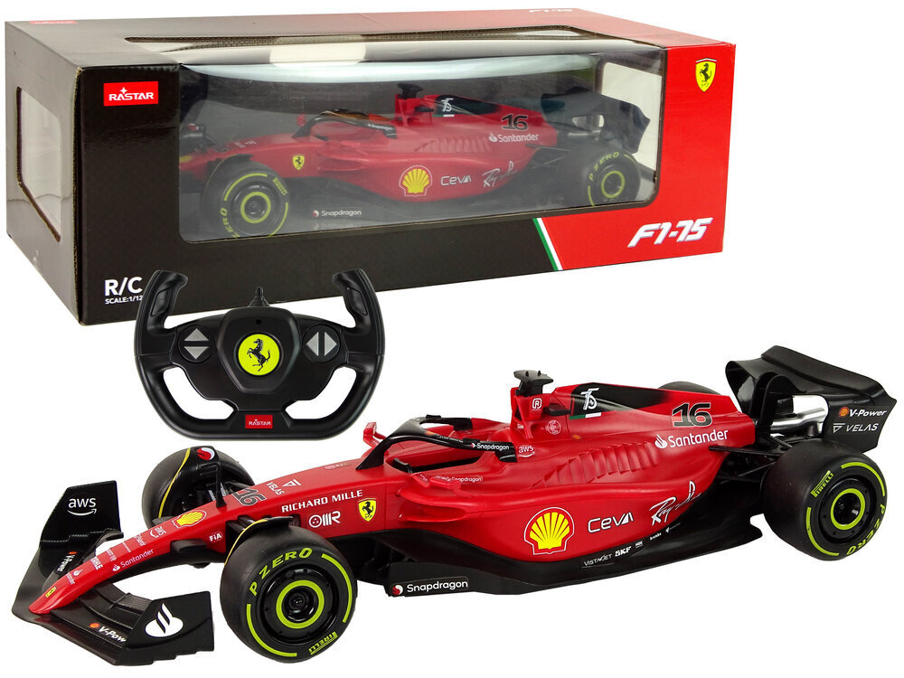 Ferrari F1 1:12 kauko-ohjattava auto, punainen hinta ja tiedot | Poikien lelut | hobbyhall.fi