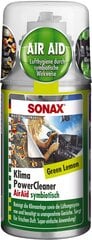 Ilmastointilaitteen puhdistusaine SONAX Car A/C Cleaner Green Lemon hinta ja tiedot | Ilmanraikastimet autoon | hobbyhall.fi