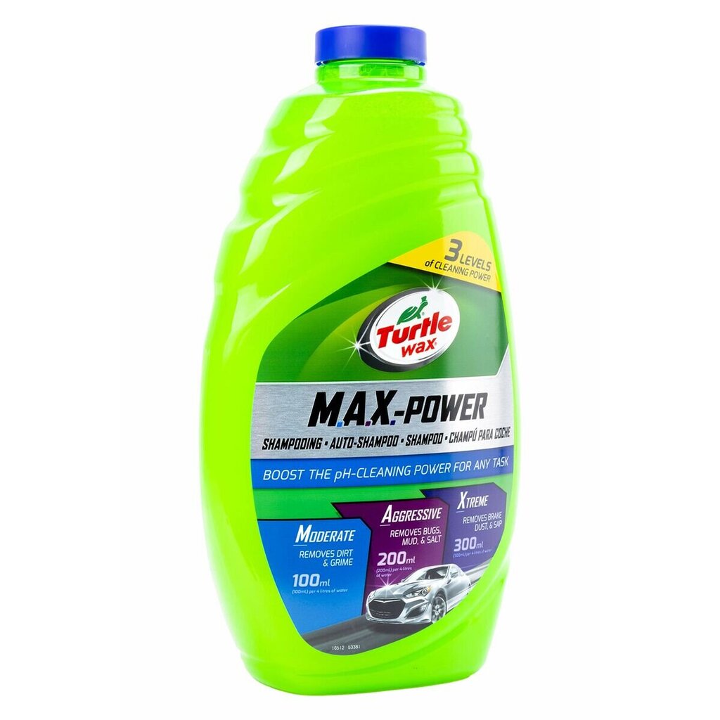 Auton shampoo Max Power Car Wash 1.42L Turtle Wax hinta ja tiedot | Autokemikaalit | hobbyhall.fi