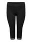 Naisten leggingsit CARTIME Slim Fit 15206763 Musta hinta ja tiedot | Naisten vapaa-ajan housut | hobbyhall.fi