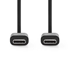 Kaapeli Type-C - Type-C, 1m, musta, USB 2.0 hinta ja tiedot | Nedis Matkapuhelimet ja tarvikkeet | hobbyhall.fi