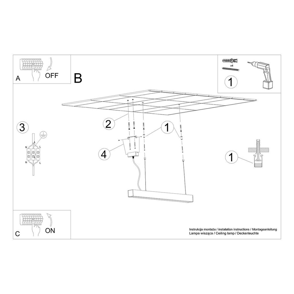 Sollux riippuvalaisimet Pinne 200 hinta ja tiedot | Riippuvalaisimet | hobbyhall.fi