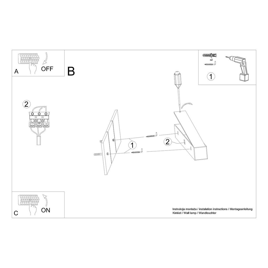 Sollux kattovalaisin Pinne 200 hinta ja tiedot | Kattovalaisimet | hobbyhall.fi