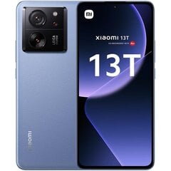 Xiaomi 13T 5G 8/256GB Alpine Blue MZB0ELDEU hinta ja tiedot | Matkapuhelimet | hobbyhall.fi