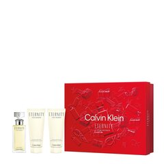 Setti Calvin Klein Eternity naisille: parfum EDP, 50 ml + suihkugeeli, 100 ml + vartalovoide, 100 ml hinta ja tiedot | Naisten hajuvedet | hobbyhall.fi