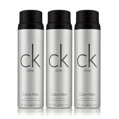 Deodorantti Calvin Klein CK One naisille/miehille, 160 ml hinta ja tiedot | Calvin Klein Hygieniatuotteet | hobbyhall.fi