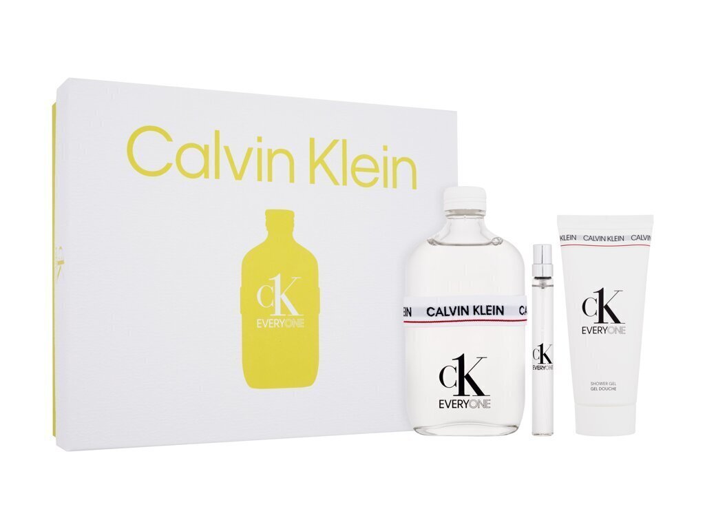 Setti Calvin Klein Everyone: Eau de Toilette, 200 ml + suihkugeeli, 100 ml + Eau de Toilette, 10 ml hinta ja tiedot | Naisten hajuvedet | hobbyhall.fi