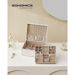 Korurasia Songmics, 24x20,5x11cm, valkoinen hinta ja tiedot | Sisustustuotteet | hobbyhall.fi