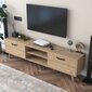 TV-teline, Asir, 180x49x35 cm, ruskea hinta ja tiedot | TV-tasot | hobbyhall.fi