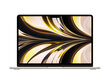Apple MacBook Air 13.6" M2 CPU, 8/256 GB Starlight SWE MLY13KS/A hinta ja tiedot | Kannettavat tietokoneet | hobbyhall.fi