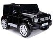 Mercedes G500 yksipaikkainen sähköauto lapsille, musta hinta ja tiedot | Lasten sähköautot | hobbyhall.fi