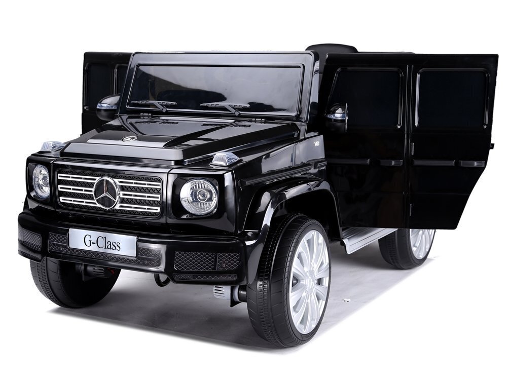 Mercedes G500 yksipaikkainen sähköauto lapsille, musta hinta ja tiedot | Lasten sähköautot | hobbyhall.fi