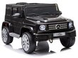 Mercedes G500 yksipaikkainen sähköauto lapsille, musta hinta ja tiedot | Lasten sähköautot | hobbyhall.fi