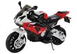 Bmw S1000RR yksittäinen sähkömoottoripyörä lapsille, punainen hinta ja tiedot | Lasten sähköautot | hobbyhall.fi