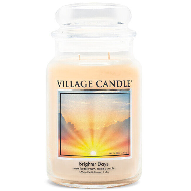 Village Candle Tuoksukynttilä lasissa Brighter Days 602 g hinta ja tiedot | Kynttilät ja kynttilänjalat | hobbyhall.fi