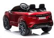 Range Rover Evoque sähköauto lapsille, punainen hinta ja tiedot | Lasten sähköautot | hobbyhall.fi