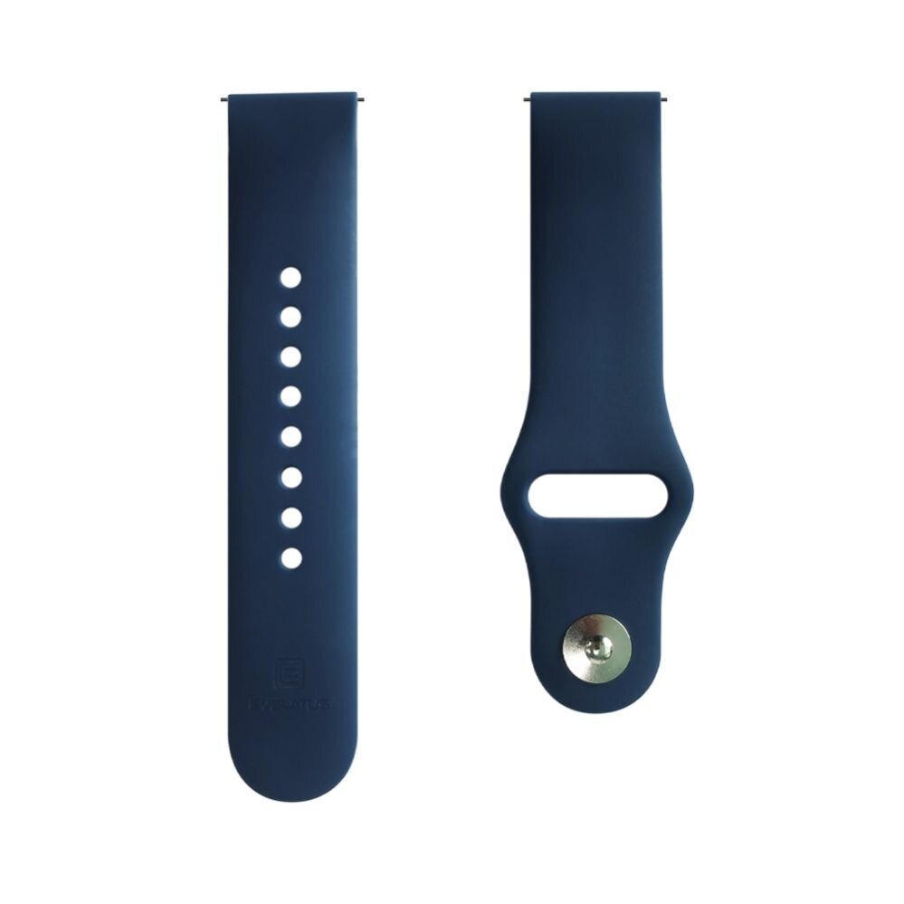 Evelatus Universal 20mm Silicone Loop Blue kellohihna hinta ja tiedot | Älykellojen ja aktiivisuusrannekkeiden lisätarvikkeet | hobbyhall.fi