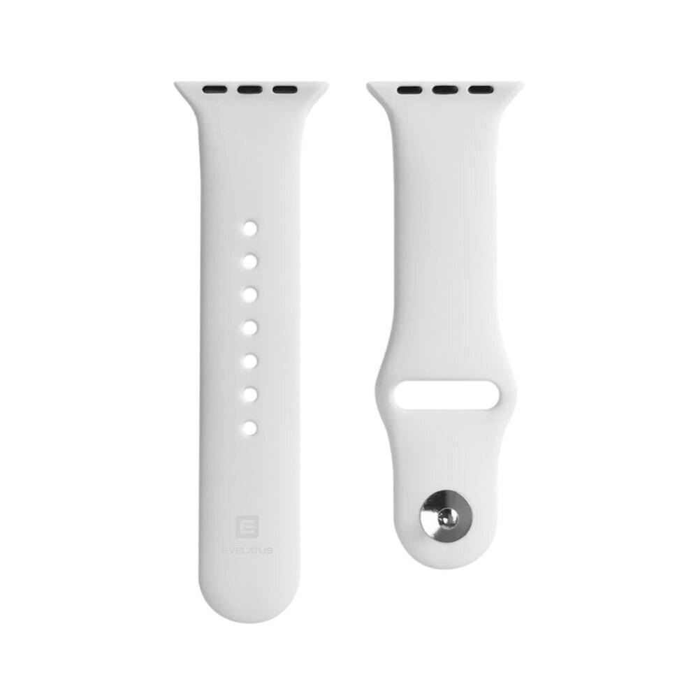 Evelatus Apple Watch 42/44/45mm Silicone kellohihna hinta ja tiedot | Älykellojen ja aktiivisuusrannekkeiden lisätarvikkeet | hobbyhall.fi