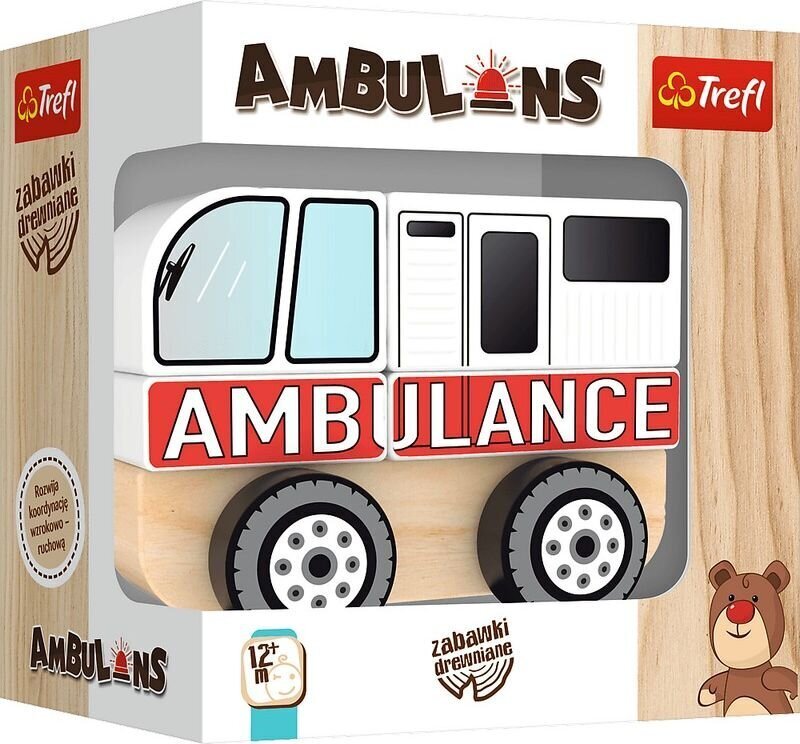 Auto Puiset Ambulanssi hinta ja tiedot | Vauvan lelut | hobbyhall.fi