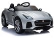 Jaguar F-Type sähköauto lapsille, hopea hinta ja tiedot | Lasten sähköautot | hobbyhall.fi