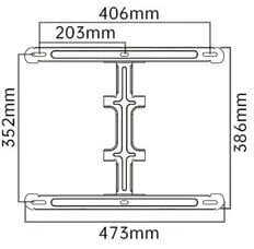 NB P65 55''-85'' hinta ja tiedot | TV-seinätelineet | hobbyhall.fi