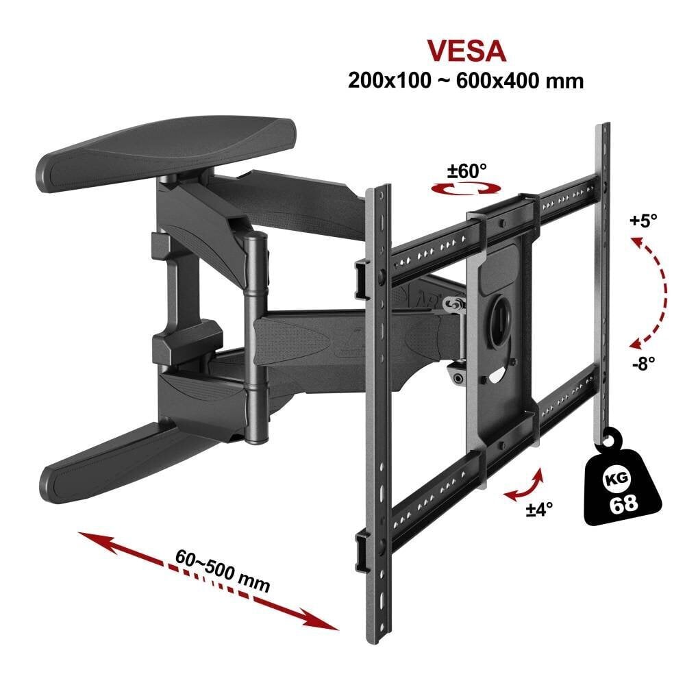 NB P65 55''-85'' hinta ja tiedot | TV-seinätelineet | hobbyhall.fi