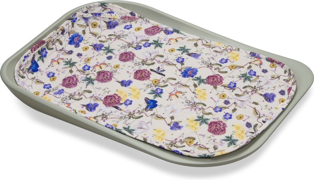 Hoitoalustan päällinen Hauck Floral 2in1, beige hinta ja tiedot | Vauvan hoitoalustat ja tekstiilit | hobbyhall.fi