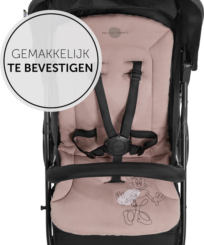 Lastenrattaiden istuinsuojus Hauck Minnie Mouse, vaaleanpunainen hinta ja tiedot | Vaunujen tarvikkeet | hobbyhall.fi