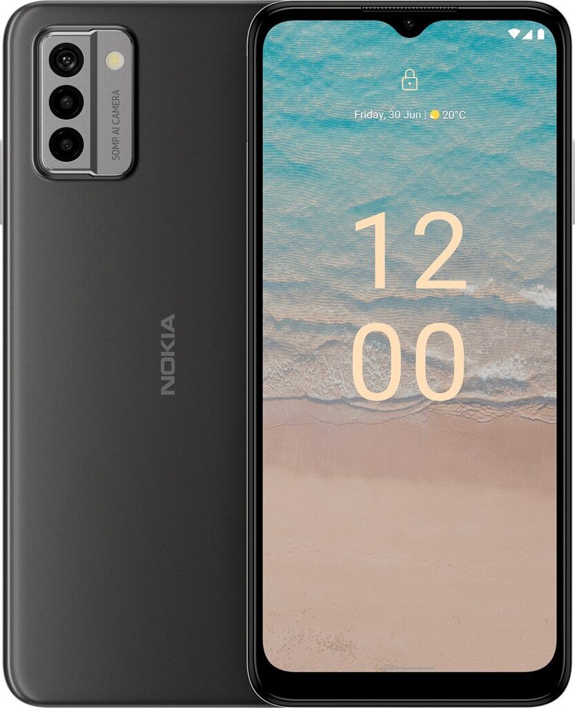 Nokia G22 4/128GB Meteor Gray 101S0609H002 hinta ja tiedot | Matkapuhelimet | hobbyhall.fi