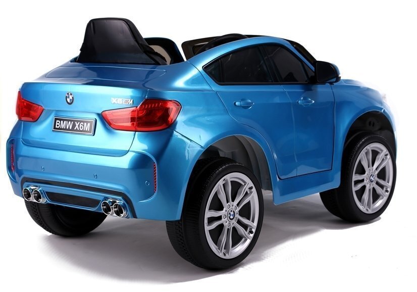 BMW X6 sähköauto lapsille, sininen hinta ja tiedot | Lasten sähköautot | hobbyhall.fi
