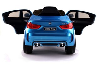 BMW X6 sähköauto lapsille, sininen hinta ja tiedot | Lasten sähköautot | hobbyhall.fi