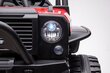 Kaksinkertainen sähköauto lapsille Jeep QY2188, punainen hinta ja tiedot | Lasten sähköautot | hobbyhall.fi
