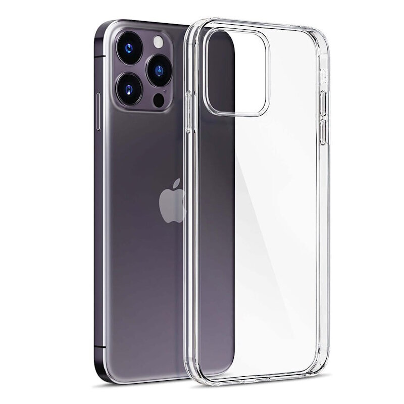 TakeMe Perfect Clear 2mm Transparent thin back case for Apple iPhone 15 Plus hinta ja tiedot | Puhelimen kuoret ja kotelot | hobbyhall.fi