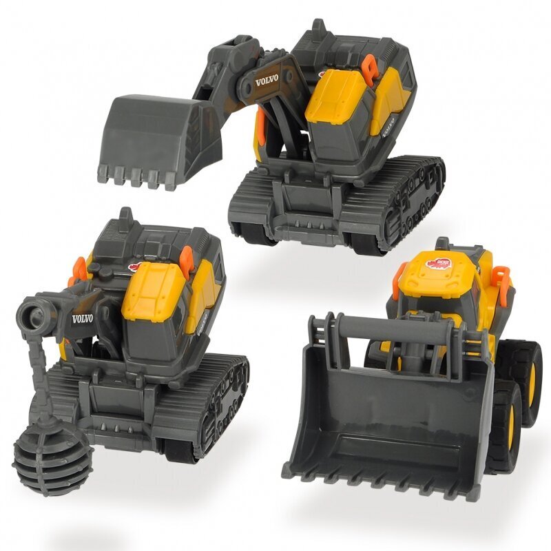 Minibulldozer, Dickie Toys Volvo, 13 cm. hinta ja tiedot | Poikien lelut | hobbyhall.fi