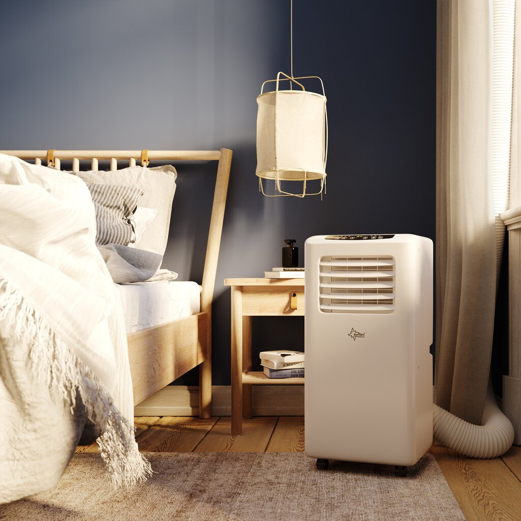 Siirrettävä ilmastointilaite SUNTEC, Impuls 3.5 Eco R290, poistoletku, huone jopa 60 m², äänetön, 3517 W, valkoinen hinta ja tiedot | Ilmastointilaitteet | hobbyhall.fi