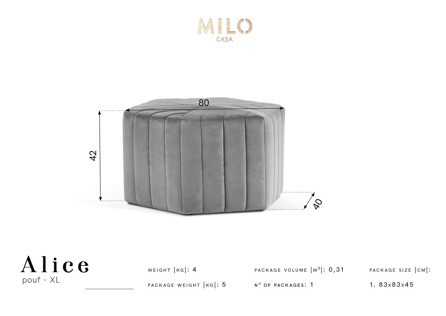 Rahi Milo Casa Alice XL, keltainen hinta ja tiedot | Säkkituolit, rahit ja penkit | hobbyhall.fi