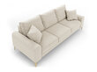 Kolmen hengen sohva Mazzini Sofas Madara, 237 cm, vaalea beige hinta ja tiedot | Sohvat ja vuodesohvat | hobbyhall.fi