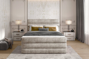 Sänky NORE Cande 01, 140x200 cm, beige hinta ja tiedot | Sängyt | hobbyhall.fi