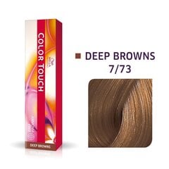 Hiusväri Wella Color Touch Deep Browns, 60 ml, 7/73/Medium Brunette Gold Blonde hinta ja tiedot | Hiusvärit | hobbyhall.fi