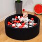 KiddyMoon pallomeri 90X30cm/200 palloa ∅ 7Cm Italia: vihreä/valkoinen/punainen hinta ja tiedot | Vauvan lelut | hobbyhall.fi