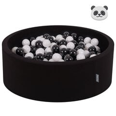 KiddyMoon pallomeri 90X30cm/200 palloa ∅ 7Cm Panda: musta/valkoinen hinta ja tiedot | Vauvan lelut | hobbyhall.fi