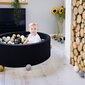 KiddyMoon pallomeri 90X30cm/200 palloa ∅ 7Cm Panda: musta/valkoinen hinta ja tiedot | Vauvan lelut | hobbyhall.fi