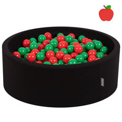 KiddyMoon pallomeri 90X30cm/200 palloa ∅ 7Cm omena: vihreä/punainen hinta ja tiedot | Vauvan lelut | hobbyhall.fi