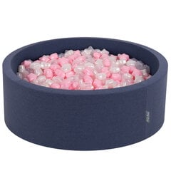 KiddyMoon pallomeri 90X30cm/300 tähteä 6Cm, tummansininen: Powder Pink Pearl läpinäkyvä helmiäinen hinta ja tiedot | Vauvan lelut | hobbyhall.fi